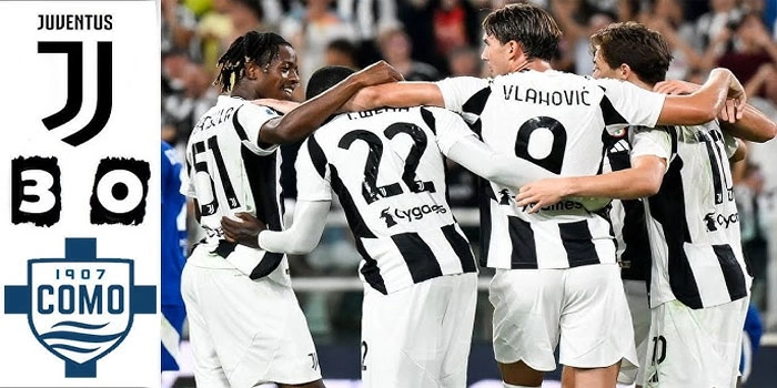 Juventus Berhasil Membungkam Como Dengan Skor 3-0